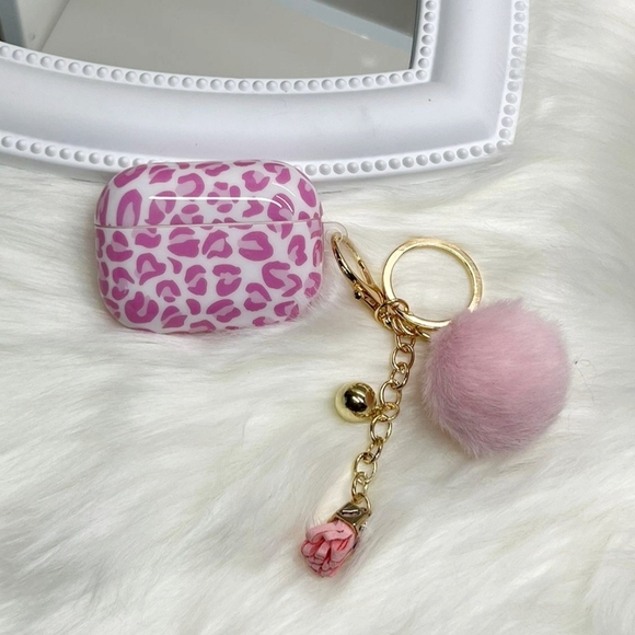 Pink Leopard Airpods Pro Case Cover Airpods Pro 2 Case Airpod Pro 2nd Gen Case - Picture 5 of 5
